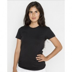 Los Angeles Apparel 21002 USA-Made Women's Fine Jersey T-Shirt