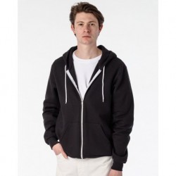 Los Angeles Apparel F97 USA-Made Flex Fleece Full-Zip Hooded Sweatshirt