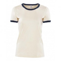 Next Level Apparel 3904 Women's Ringer Tee
