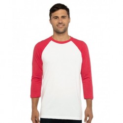 Next Level Apparel 6251 CVC Three-Quarter Sleeve Raglan T-Shirt