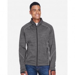 North End 88697 Flux Melange Bonded Fleece Jacket
