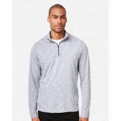 North End NE415 Eclipse Jacquard Quarter-Zip Pullover