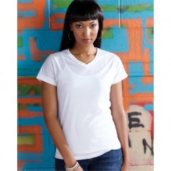SubliVie 1507 Women's Polyester Sublimation V-Neck Tee