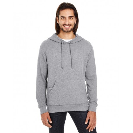 321H Threadfast Apparel 321H Tri-Blend French Terry Hooded Sweatshirt ARMY HEATHER