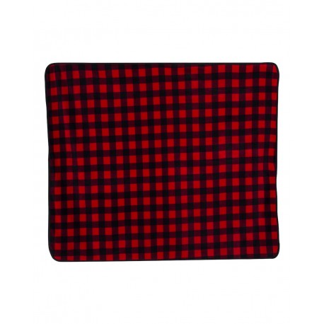 8702 Alpine Fleece 8702 Polyester/Nylon Patterned Picnic Blanket RED BUFFALO