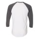 BB453W American Apparel White/ Asphalt