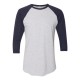 BB453W American Apparel Heather Grey/ Navy