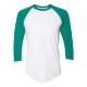 BB453W American Apparel White/ Evergreen