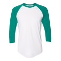 BB453W American Apparel White/ Evergreen
