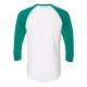 BB453W American Apparel White/ Evergreen