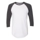 BB453W American Apparel White/ Heather Black