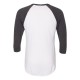 BB453W American Apparel White/ Heather Black