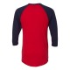 BB453W American Apparel RED/ NAVY