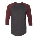 BB453W American Apparel Heather Black/ Truffle