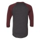 BB453W American Apparel Heather Black/ Truffle