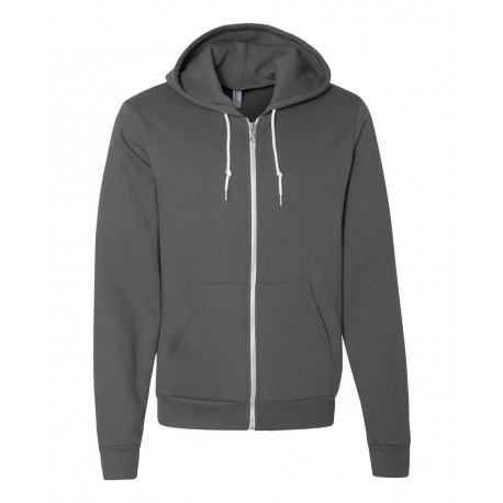 F497 American Apparel F497 Flex Fleece Full-Zip Hoodie ASPHALT