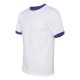 710 Augusta Sportswear White/ Purple