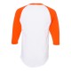 4420 Augusta Sportswear WHITE/ ORANGE