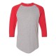 4420 Augusta Sportswear Athletic Heather/ Red