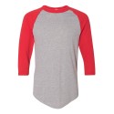 4420 Augusta Sportswear Athletic Heather/ Red