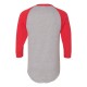 4420 Augusta Sportswear Athletic Heather/ Red