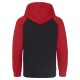JHA009 AWDis Jet Black/ Fire Red