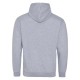 JHA003 AWDis Heather Grey/ Fire Red