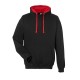 JHA003 AWDis Jet Black/ Fire Red