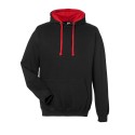 JHA003 AWDis Jet Black/ Fire Red