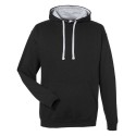 JHA003 AWDis Jet Black/ Heather Grey
