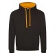 JHA003 AWDis Jet Black/ Orange Crush