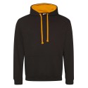 JHA003 AWDis Jet Black/ Orange Crush