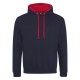 JHA003 AWDis French Navy/ Fire Red
