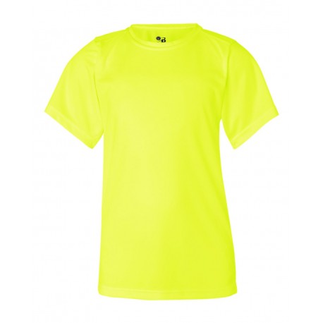 2120 Badger 2120 Youth B-Core T-Shirt SAFETY YELLOW