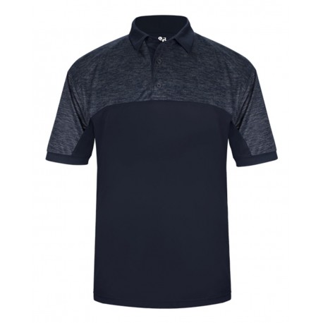 3341 Badger 3341 Tonal Blend Polo Navy/ Navy Tonal Blend