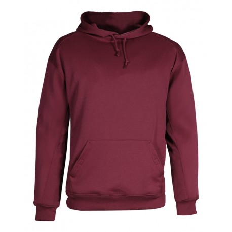 1454 Badger 1454 Performance Fleece Hooded Sweatshirt CARDINAL