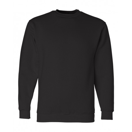 1102 Bayside 1102 USA-Made Crewneck Sweatshirt BLACK