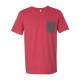 3021 Bella + Canvas Heather Red/ Deep Heather