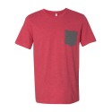 3021 Bella + Canvas Heather Red/ Deep Heather