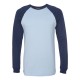 3000 Bella + Canvas BABY BLUE/ NAVY