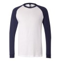 3000 Bella + Canvas WHITE/ NAVY