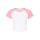 1201 Bella + Canvas White/ Pink