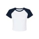 1201 Bella + Canvas WHITE/ NAVY