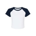 1201 Bella + Canvas WHITE/ NAVY