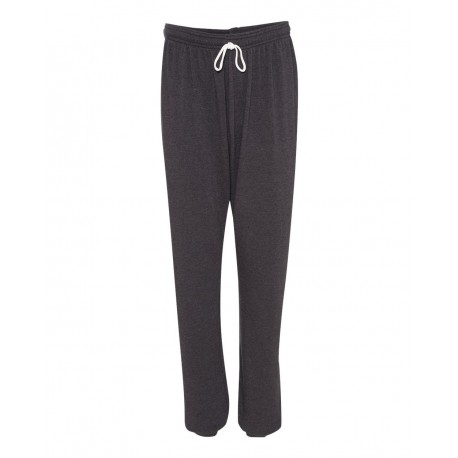 3737 BELLA + CANVAS 3737 Sponge Fleece Long Scrunch Pants Dark Grey Heather