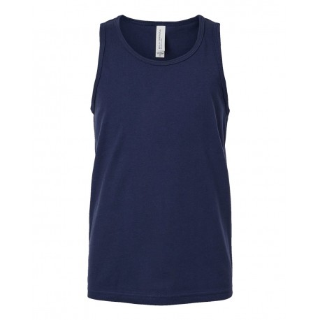 3480Y BELLA + CANVAS 3480Y Youth Jersey Tank NAVY