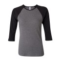2000 Bella + Canvas Deep Heather/ Black