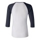 2000 Bella + Canvas WHITE/ NAVY