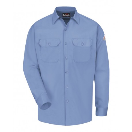 SLW2 Bulwark SLW2 Work Shirt - EXCEL FR ComforTouch LIGHT BLUE
