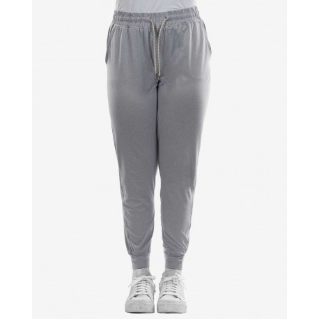 5867 Burnside 5867 Women's Dawn to Dusk Joggers Heather Light Grey